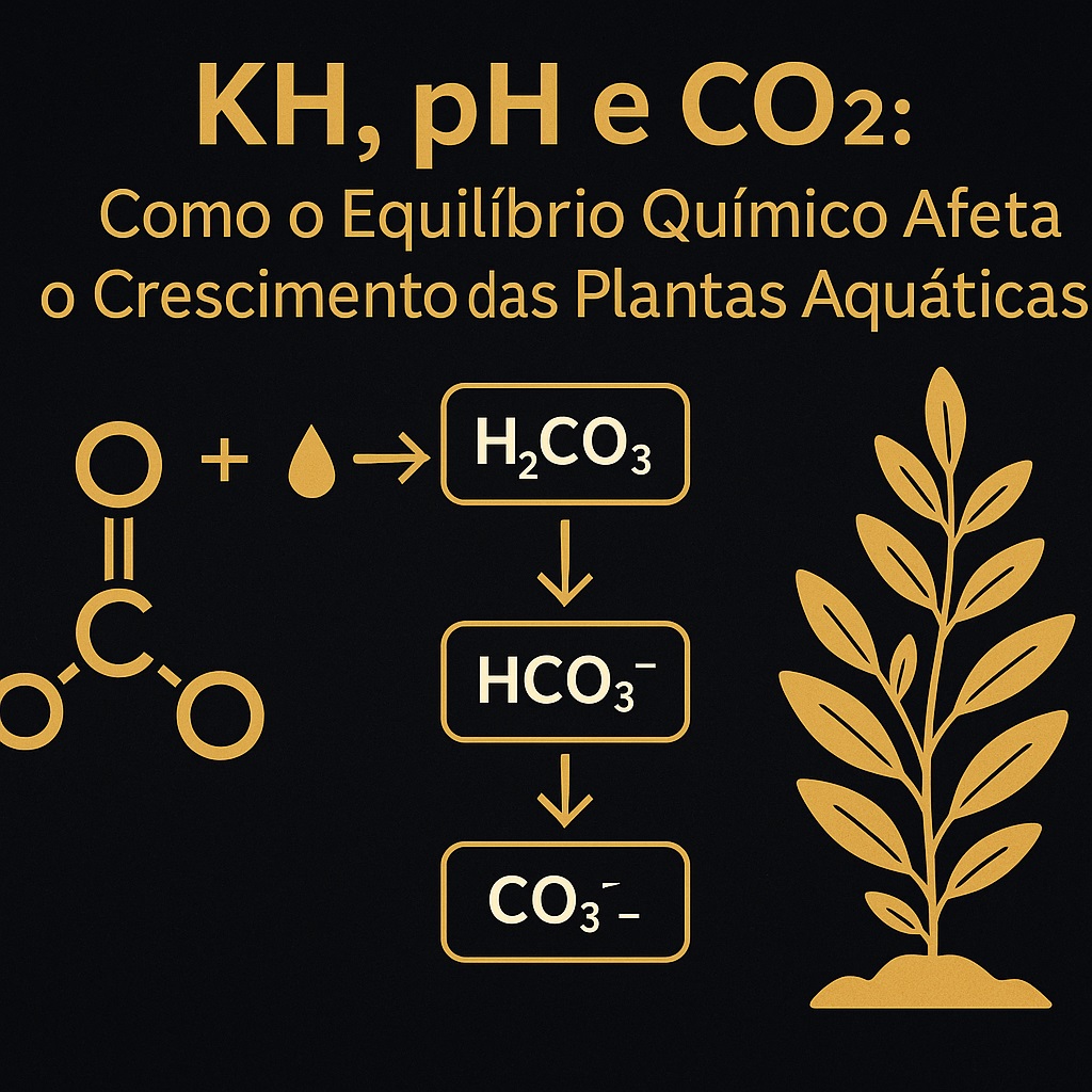 KH, pH e CO₂: O Triângulo de Ouro para um Aquário Plantado de Excelência
